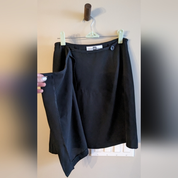 Smart set vintage wrap mini skirt button fastened - Picture 2 of 4